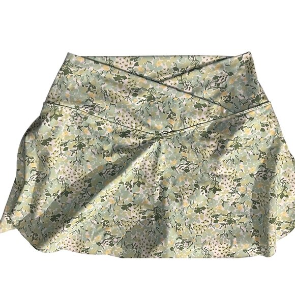 Halara Everyday Crossover Pocket 2-in-1 Tennis Skirt-Lucid Sz XL Womens Green Fl - Picture 9 of 13